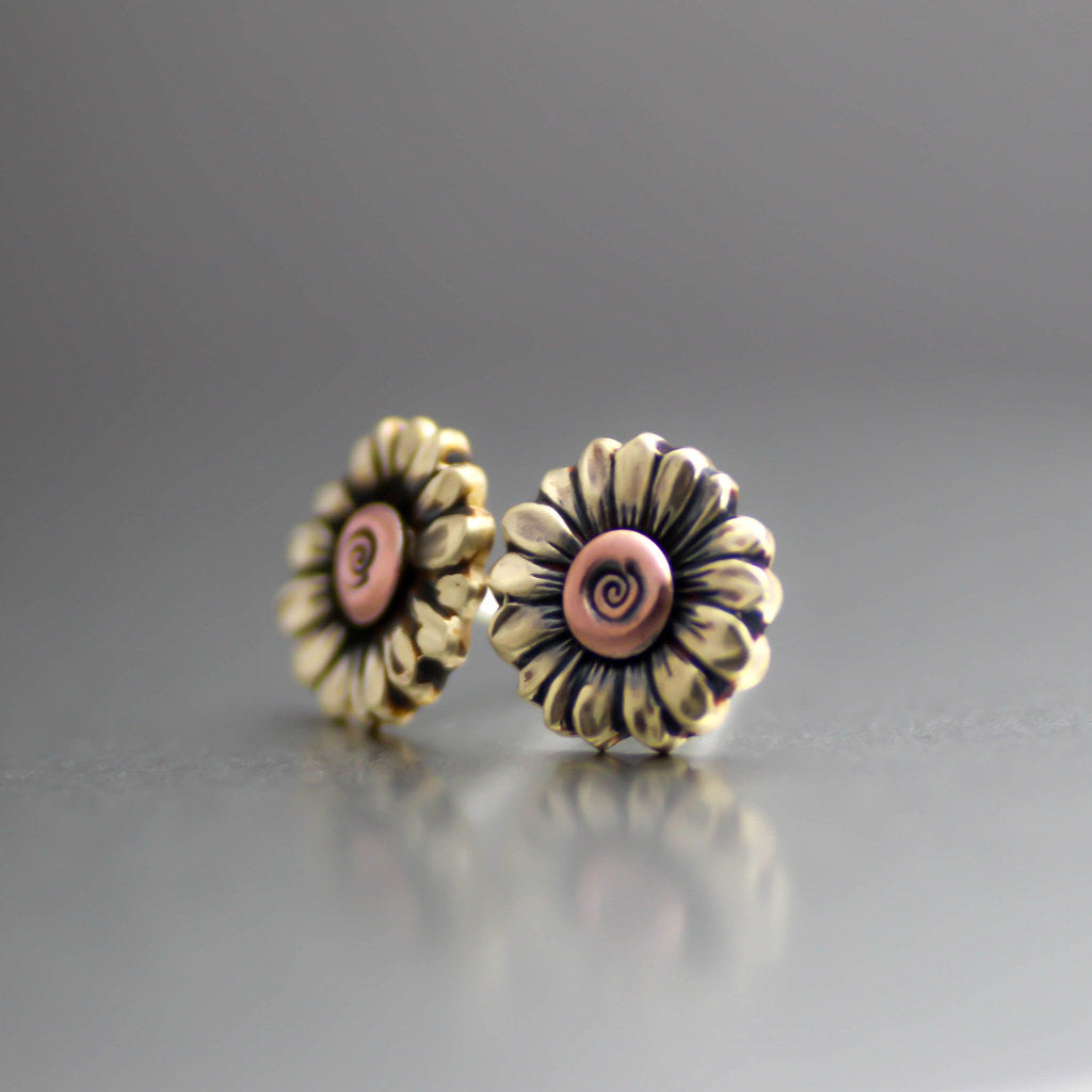 Mammoth Sunflower Earrings-Womens-LittleGreenRoomJewelry-LittleGreenRoomJewelry